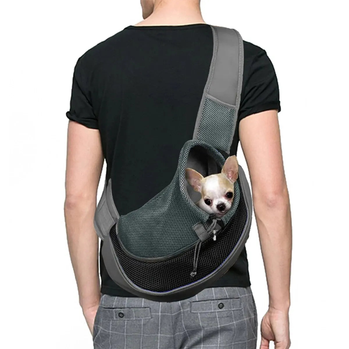 PawGo Sling: Breathable Pet Travel Shoulder Bag – Portable & Comfortable