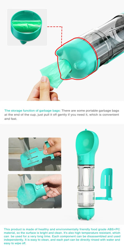 PetEase 3-in-1 Travel Bottle