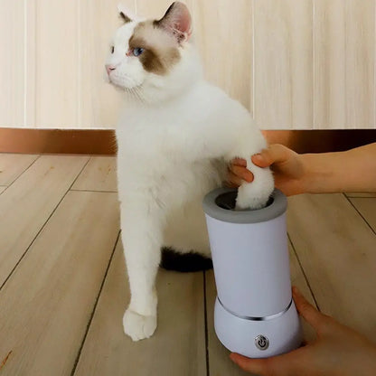 PawFresh: Automatic Pet Paw Cleaner – Low Noise & USB Rechargeable