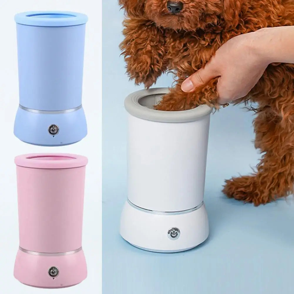 PawFresh: Automatic Pet Paw Cleaner – Low Noise & USB Rechargeable