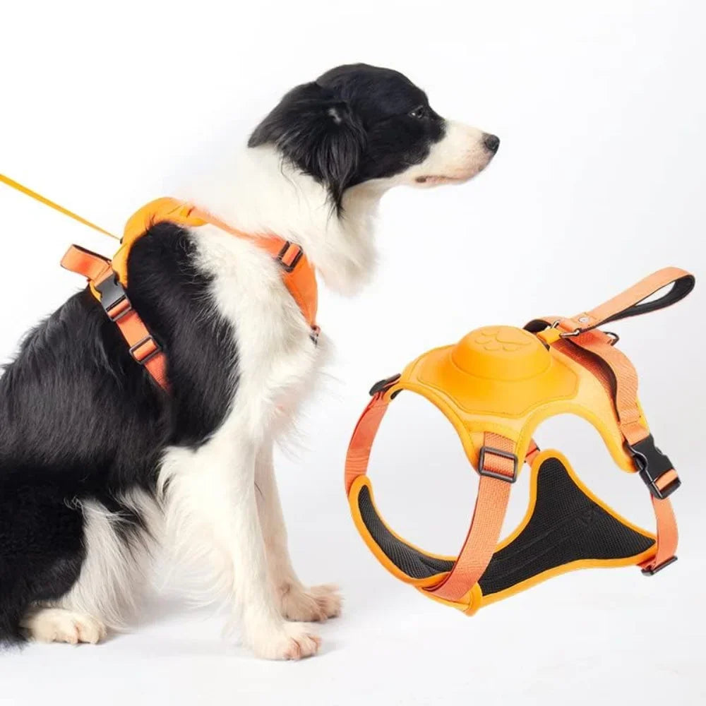 PawFit Duo - 2 in 1 Retractable Dog Harness and Leash