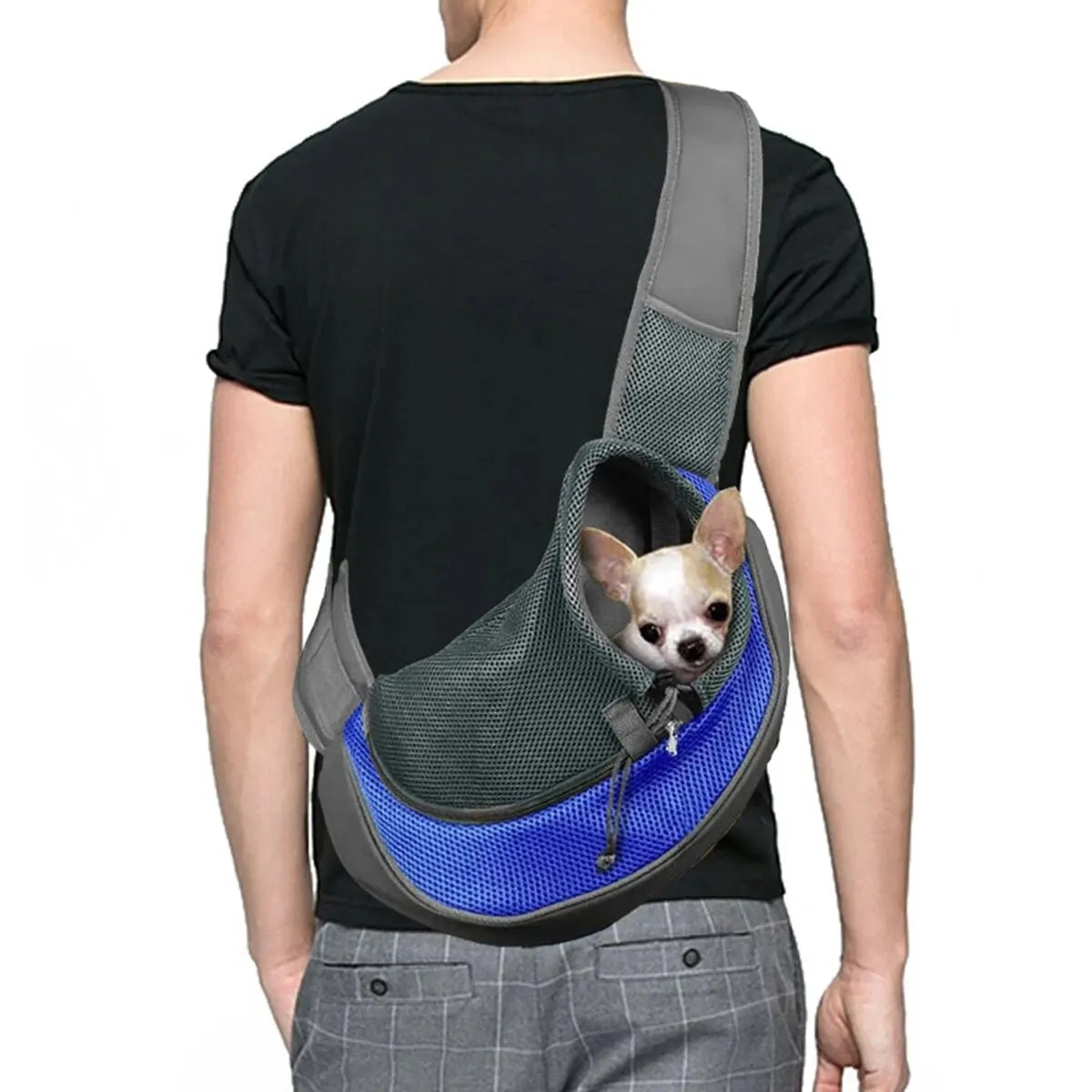 PawGo Sling: Breathable Pet Travel Shoulder Bag – Portable & Comfortable